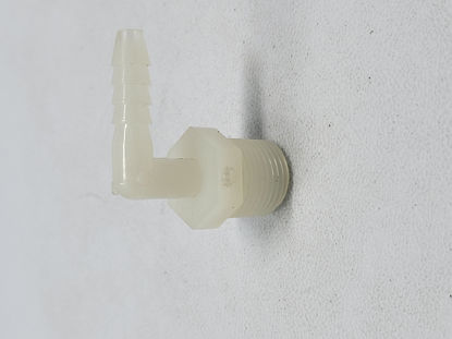 Picture of KING NIPPLE NYLON 90* 1/4"X3/8" MPT