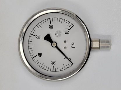 Picture of GAUGE PRESSURE OIL FILLED SS 4" 100#